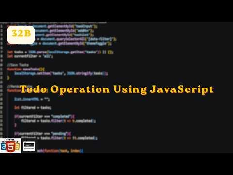 Building a Todo List (DOM scripting only) Part 2 | Exploring JavaScript Day 32 | ‪@ScratchStart00‬