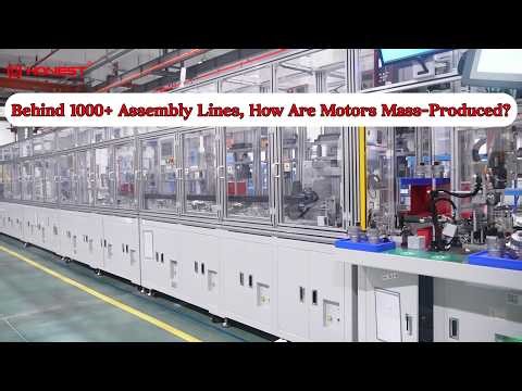 Behind 1,000+ Assembly Lines, How Are Motors Mass-Produced?