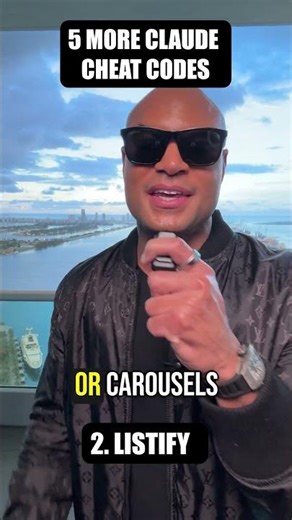 Here are 5 more Claude cheat codes 🤖