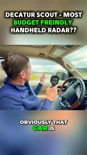 Handheld Police Radar in ACTION 👀 - SCOUT is MASSIVE upgrade from GHD #lawenforcement #scout