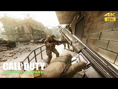 Call of Duty 4: Modern Warfare Remastered - "War Pig" Walkthrough [4K/120FPS]