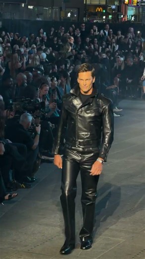 Tom Brady Walks the Gucci Runway