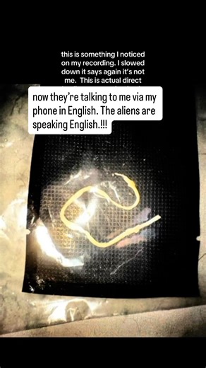 Brian Ladd on Instagram: "this voice recording is actually direct link communication in English however, not sure why it’s it again. I did it in reverse. It doesn’t sound anything different so I think it says again. #alien communication.#aliens#alien communication in English#universe welcome wagon#alien mothership"