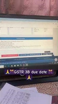 How to file GSTR 3B💫🙏 #gstrick #gstportal #modiji #gstdose #gstr3b #duedates
