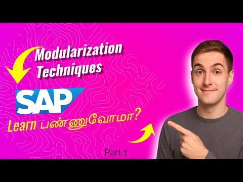 SAP ABAP Modularization in Tamil Part1| Subroutines, Function Modules, Includes - வாங்க படிக்கலாம்!