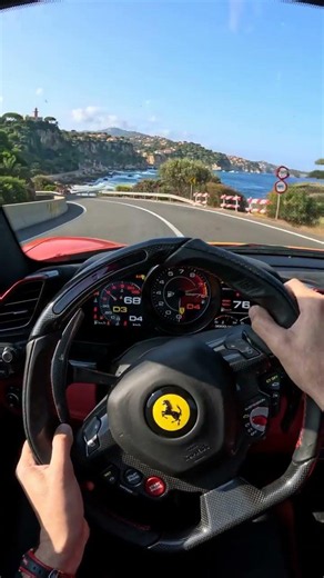 Ferrari 488 Pista Coastal POV V8 Drive
