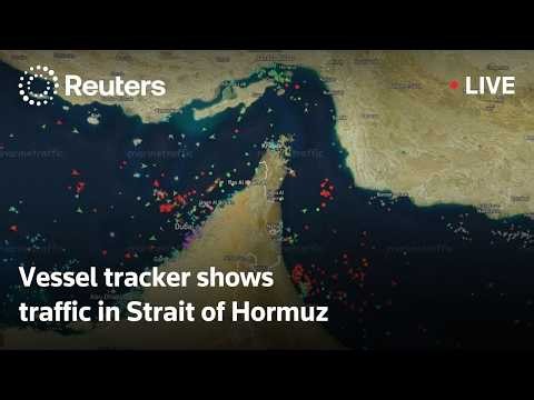 LIVE: Vessel traffic in Strait of Hormuz