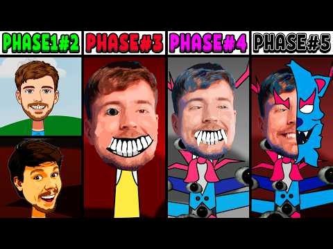 All Phases in New Incredibox Sprunki Oc of Mr Beast: From Phase 1 to Phase 5