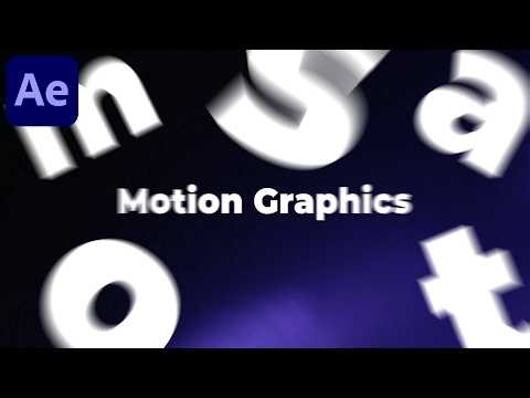 Text Burst Animation in After Effects - After Effects Text Pop Animation Tutorial | No Plugins