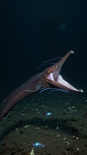 This deep-sea fish looks like it came from another planet 😱🌊#Ocean #DeepSea#underwaterworld #deepsea