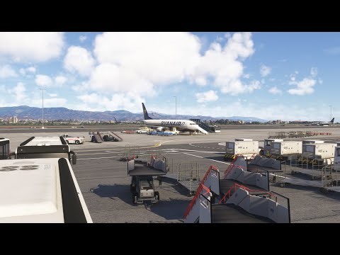 MSFS2024 PMDG 737 Ryan air 2392 landing at Malaga in Spain