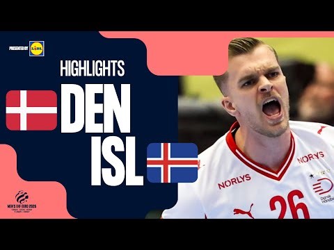 Denmark vs Iceland | Highlights | Semi-final | Men's EHF EURO 2026
