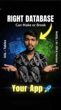 Which Database Should You Use? 🤔