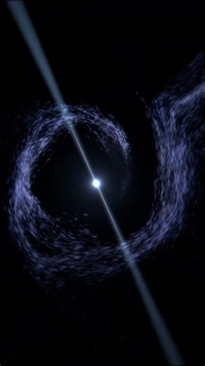 What a spinning neutron star does to the space around it #physics #space