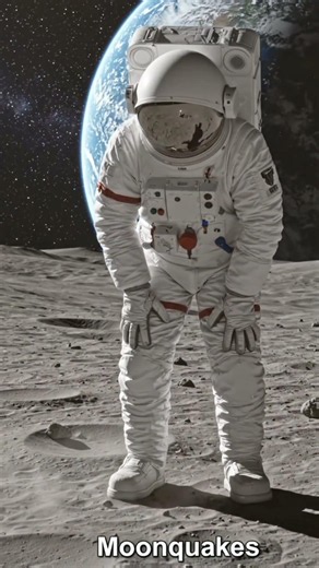 The Moon Actually Shakes🌕 | Moonquakes Explained #moon #space #science