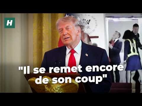 « Mal traité par sa femme » selon Donald Trump, Emmanuel Macron fustige des propos « inélégants »