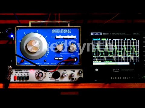 FM synthesis with old test equipment: Venner TSA625 and Thandar TG102 signal generators