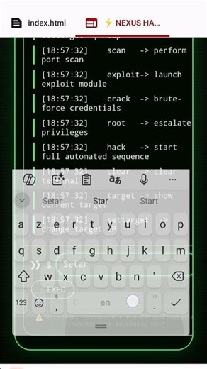 nexus hack simulator | HTML & CSS #css #HTML #hack #coding #programming #codingfun
