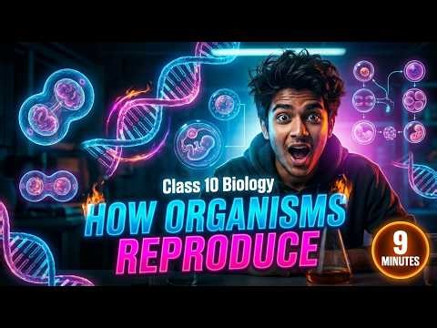 How Do Organisms Reproduce? in 9 Minutes ⚡ Class 10 Biology