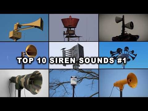 The 10 Most Terrifying Siren Sounds in the World 😱 | Part 1