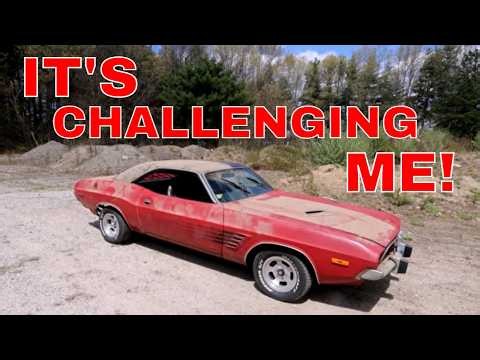 1ST Drive and It Failed. Barn Find 1973 Dodge Challenger.
