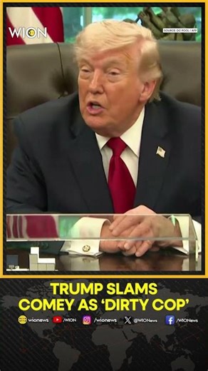 Trump Calls Ex-FBI Director Comey 'Dirty Cop' As He Hosts Astronauts | WION Shorts