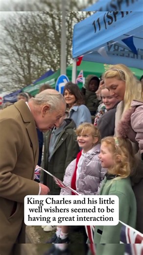Beautiful moments between King Charles and his little well-wishers during royal engagement
