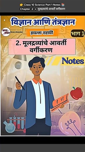 👉 Class 10 Science Part 1 Notes 📚 | Chapter 2: Periodic Classification of Elements | #gyanbhandar