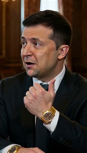 Trump Can’t Believe Zelensky’s Gold Watch! 😂⌚ #trump #aicomedy #funny #fyp #putin #politicalsatire