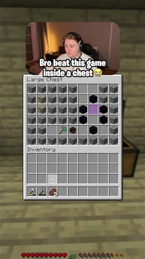 This is how I BEAT Minecraft in a chest 😭