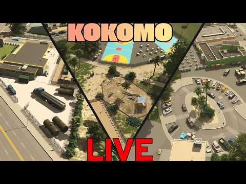 Parks, Gas Station & Back Street Details | Cities Skylines 2 Livestream | Kokomo
