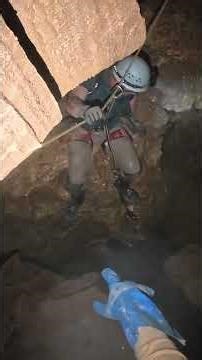 Extreme Cave Traverse Over an 80-foot Pit | #caveexploration