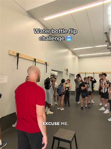 Water Bottle Flip Challenge: How Much Aura Did He Gain? 🤔