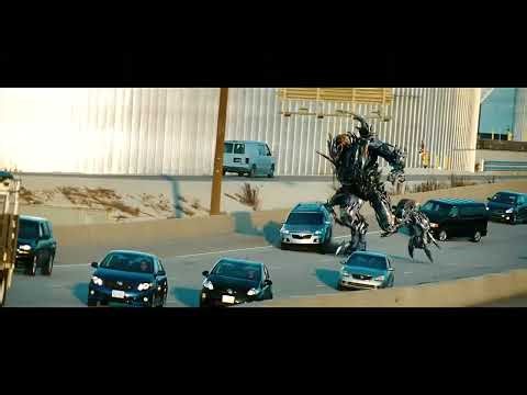 Transformers Dark of the Moon 2011 Freeway Chase Only Action 4K 1080p