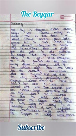 Class 9th | The Beggar | Summary | English NCERT | Important Summary | #studygyan