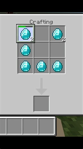 I made Bedrock Diamond In minecraft 😨 #minecraft #minecraftshorts #minecraftfacts #shorts