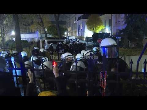 Police secure Poland’s Constitutional Tribunal as protests erupt over court chief’s suspension