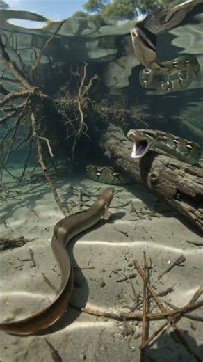 Python Hunts UNDERWATER! 🐍⚡