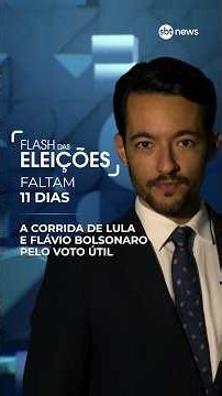 Flash das Eleições: A corrida de Lula e Flávio Bolsonaro pelo voto útil