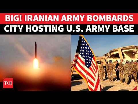 BREAKING: Iran Launches Huge Attack On Mideast City Housing U.S. Army BASE; 'Kurdish Group Hit...'