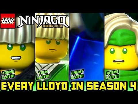 All Lloyd Variants in Season 4 Explained? 🐉 Ninjago Dragons Rising Season 4 Story and Theories!