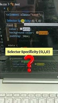 Day 5 (1/2) 🚀 | CSS Specificity |Same element,different style, kaunsa apply hoga? 🤯 #shorts