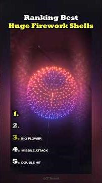 Ranking Best Huge Firework Shells 🤯💥