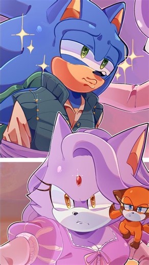 Blaze is a Princess!💜💙 #sonaze #shorts