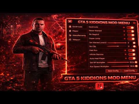 [NEW] GTA 5 Mod Menu PC 2026 / Free Kiddions Cheat, Money Hack & Online Mods