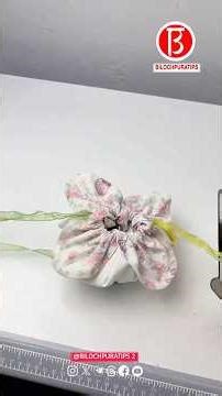 flower drawstring bag Sewing Tutorial