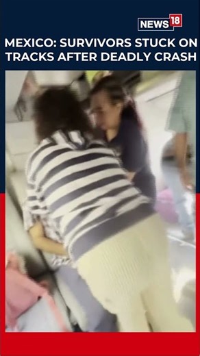 Mexico Train Crash Leaves Passengers Stranded On Tracks | #mexico