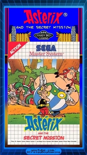 Asterix and the Secret Mission SEGA Master System Gameplay #retrogaming #asterix