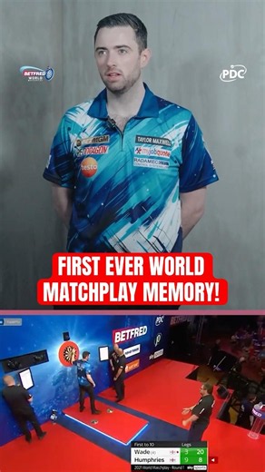 First memory of the World Matchplay...🗣️