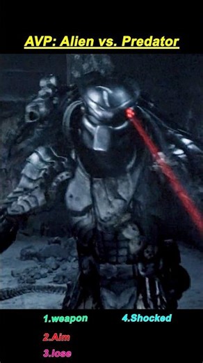 AVP: Alien vs. Predator – Predator Stops the Woman and Activates Laser Target Scan